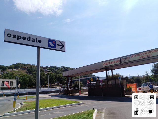 cartello ospedale agropoli