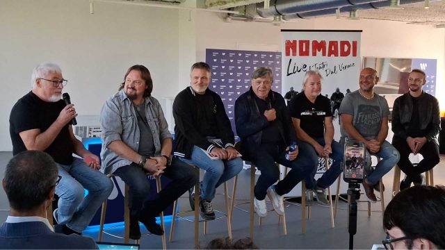 Nomadi presentazione live Dal Verme