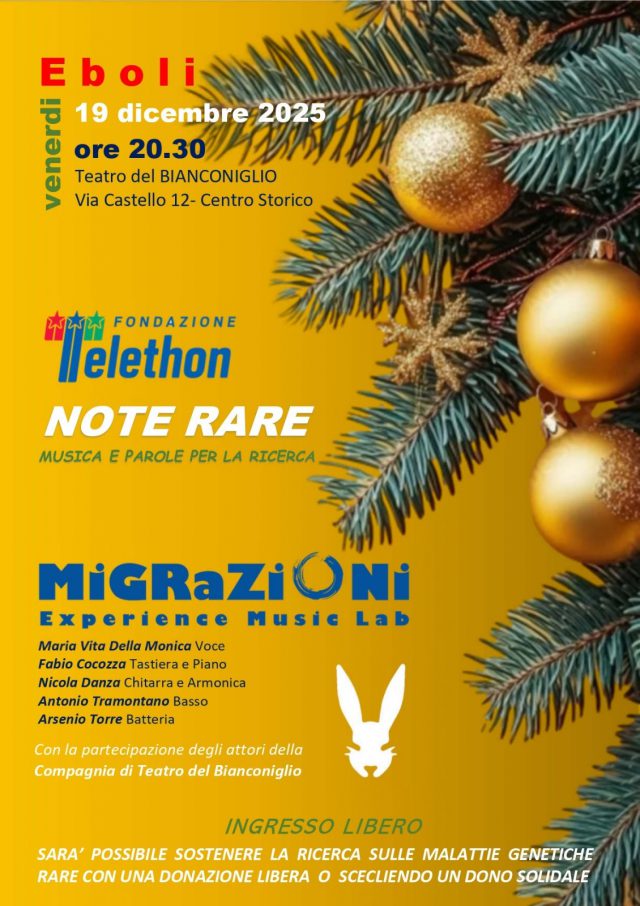 Note Rare- musica e parole per la ricerca_locandina