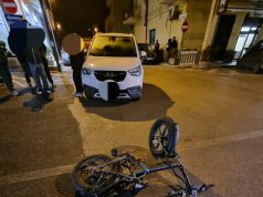 Eboli, incidente stradale causato da una bici truccata