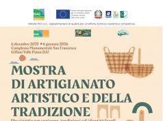 Taglio del nastro per la Prima Mostra di Artigianato Artistico e della Tradizione dei Picentini a cura del GAL Colline Salernitane
