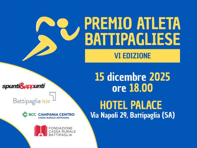 premio atleta battipagliese 2025
