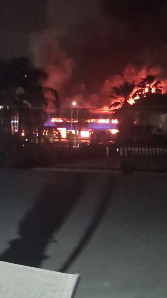 incendio pontecagnan 3 gennaio