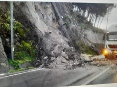 Salerno, frana sul viadotto Gatto