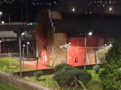 Ex Salid, in fiamme il deposito