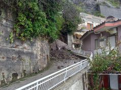 Frana a Marina di Vietri: nessuna persona coinvolta
