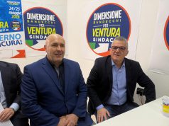 Bandecchi a Salerno per lanciare la campagna elettorale con Ventura
