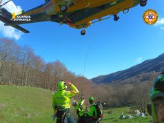 Intervento sul Monte Cervati: recuperate due persone in difficoltà