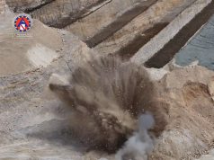 Eboli, Bomba day tutto perfetto: la carcassa dell’ordigno al Moa