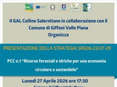Giffoni Valle Piana, presentazione della Strategia SRG06 2023/2027-2029 e focus sul PCC N.1 del GAL Colline Salernitane