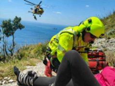 Sentiero degli Dei: escursionista ferita, recuperata in elicottero