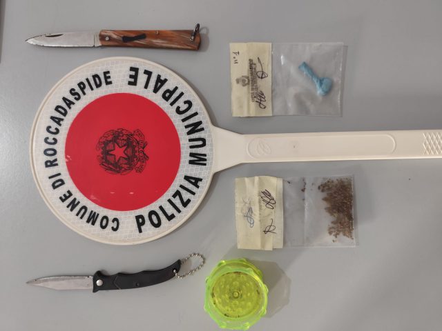 Droga sequestro Municipale Rocacdaspide