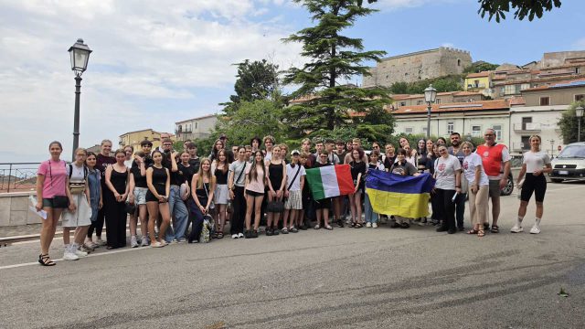 Giovani ucraini accolti a Postiglione