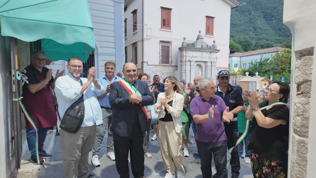 Postiglione inaugurazione Strettule 2026