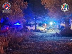 Battipaglia, incendio sulle colline del Castelluccio