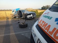 Eboli, incidente stradale: due feriti