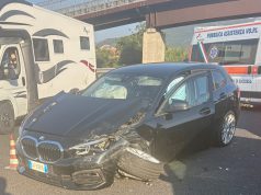 Pontecagnano, incidente in A2: cinque giovani feriti