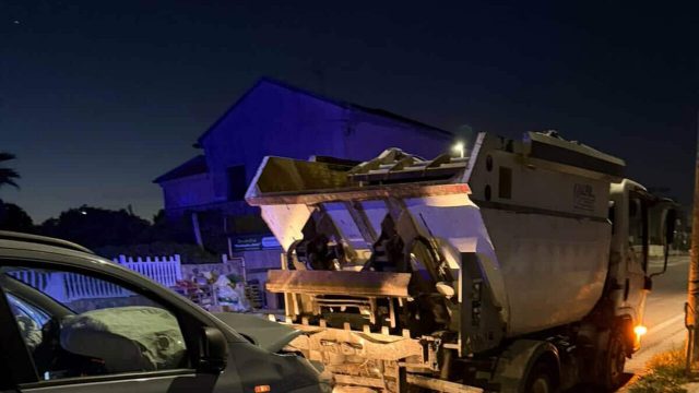 auto contro camion rifiuti pontecagnano