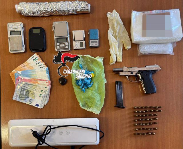 pontecagnano arresto arma