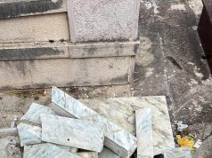 Battipaglia, cimitero: tomba danneggiata e statua rubata