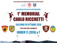 Memorial Carlo Ricchetti a Salerno: torneo Under 11 il 28 ottobre
