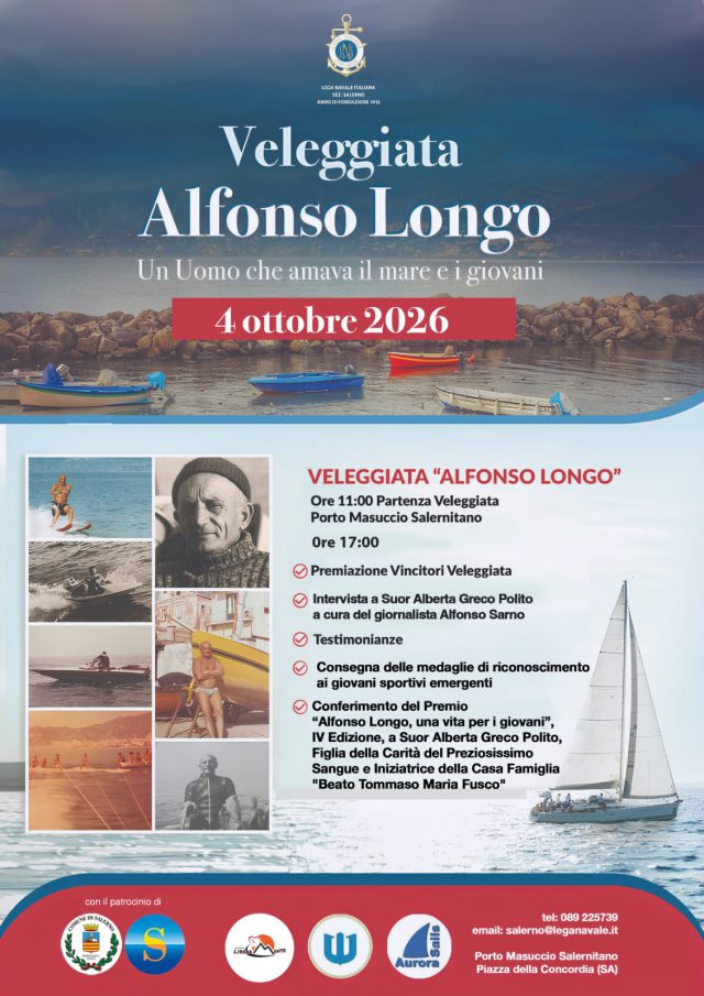 Salerno, vela e solidarietà in ricordo di Alfonso Longo
