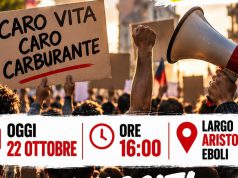 Eboli, carovita: la protesta arriva a Santa Cecilia