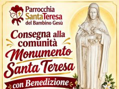 Battipaglia, benedizione della statuta di Santa Teresa
