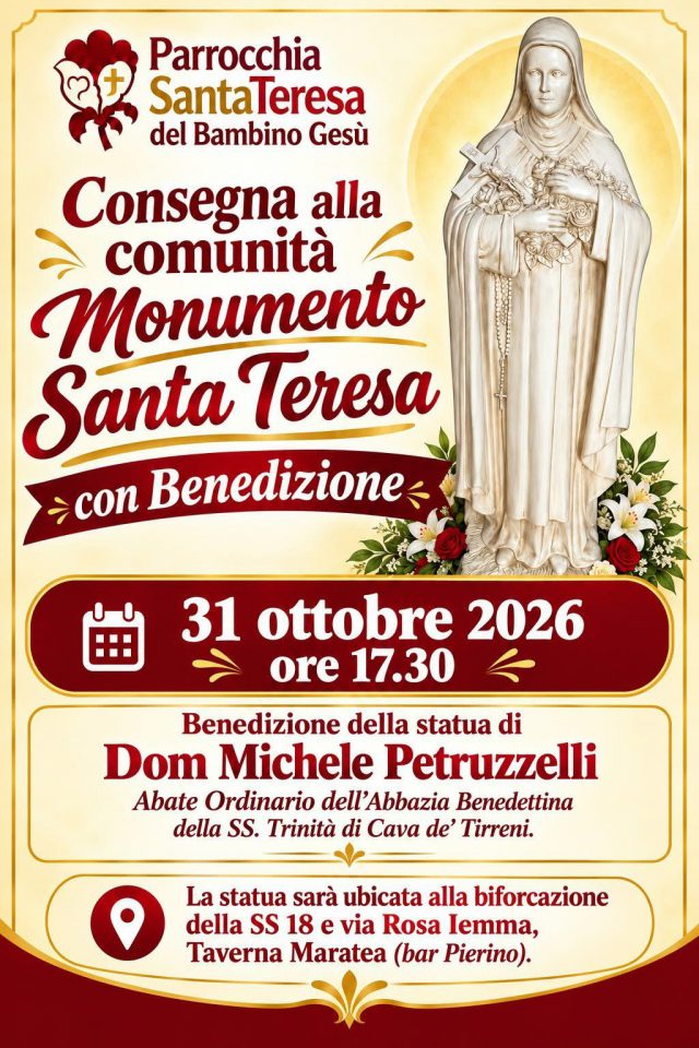 benedizione santa teresa