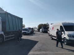 Battipaglia, protesta contro il caro carburante: per strada anche gli studenti